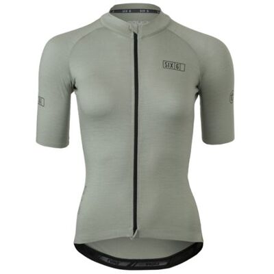 AGU SIX6 Merino kortermet sykkeltrøye Highland Green dame AGU SIX6 Merino kortermet sykkeltrøye Highland Green dame