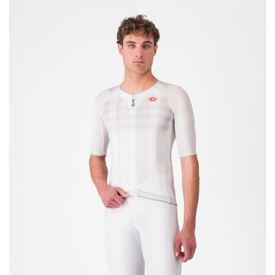 Castelli Aero Race 8S kortermet trøye - SS25 - Hvit - Trøye Castelli Aero Race 8S kortermet trøye - SS25 - Hvit - Trøye