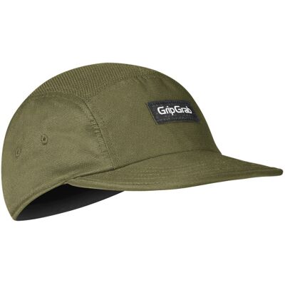 GripGrab 5 Panel Cap Olivengrønn GripGrab 5 Panel Cap Olivengrønn