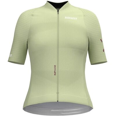 Bioracer Icon sykkeltrøye korte ermer pistachio milk green dame Bioracer Icon sykkeltrøye korte ermer pistachio milk green dame