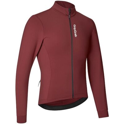 GripGrab RIDE langermet sykkeltrøye dark red herre GripGrab RIDE langermet sykkeltrøye dark red herre