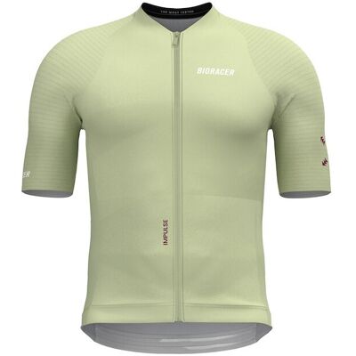 Bioracer Icon Impulse sykkeltrøye korte ermer pistachio milk green herre Bioracer Icon Impulse sykkeltrøye korte ermer pistachio milk green herre
