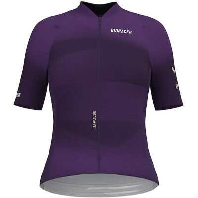 Bioracer Icon sykkeltrøye korte ermer dark violet dame Bioracer Icon sykkeltrøye korte ermer dark violet dame
