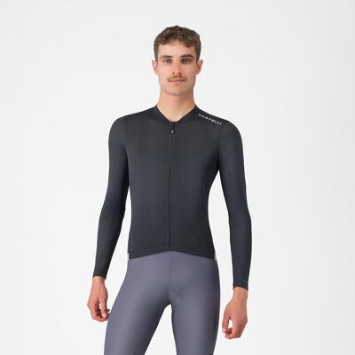 Castelli Espresso 2 LS sykkeltrøye lange ermer svart herre Castelli Espresso 2 LS sykkeltrøye lange ermer svart herre