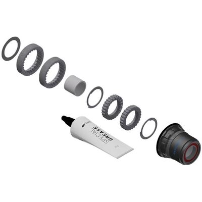 DT Swiss Modell 18T Hybrid Ratchet Oppgradering Kit - Hjulnav System DT Swiss Modell 18T Hybrid Ratchet Oppgradering Kit - Hjulnav System