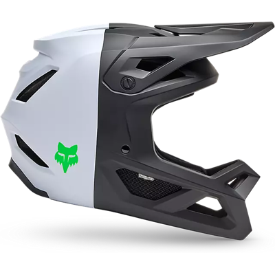 FOX Rampage 5050 fullface-hjelm hvit/sort FOX Rampage 5050 fullface-hjelm hvit/sort