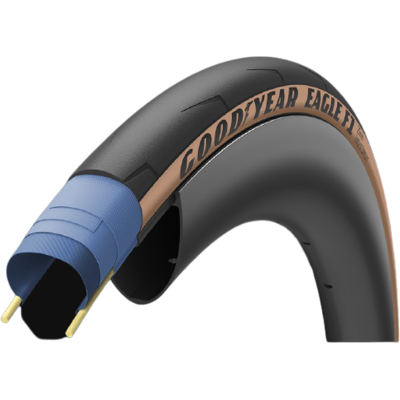Goodyear Eagle F1 SuperSport Tubeless Dekke - Svart/Tan 700c Goodyear Eagle F1 SuperSport Tubeless Dekke - Svart/Tan 700c