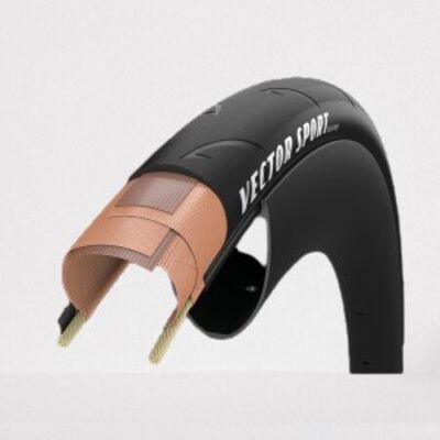 Goodyear Vector Sport veigummi - 700x32C - Svart Goodyear Vector Sport veigummi - 700x32C - Svart