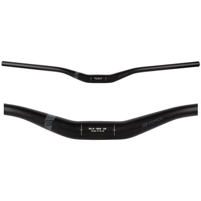 FORCE TEAM styre til MTB rised 35,0/800mm aluminium matt sort FORCE TEAM styre til MTB rised 35,0/800mm aluminium matt sort