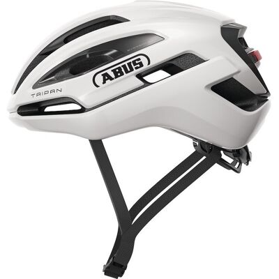ABUS Taipan LED sykkelhjelm shiny white ABUS Taipan LED sykkelhjelm shiny white