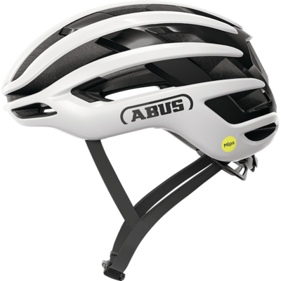 ABUS AirBreaker 2.0 MIPS sykkelhjelm shiny white ABUS AirBreaker 2.0 MIPS sykkelhjelm shiny white