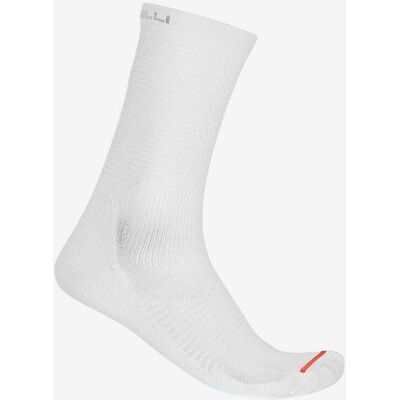 Castelli A/S 18 sykkelstrømper hvit Castelli A/S 18 sykkelstrømper hvit