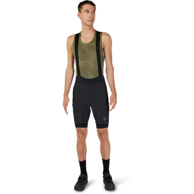 FOX Flexair Ascent bibshorts med pute sort herre FOX Flexair Ascent bibshorts med pute sort herre
