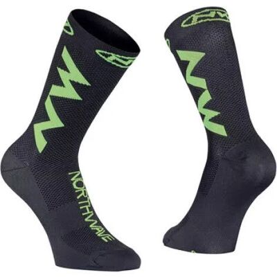 Northwave Extreme Air Strømpe Sort / Neon Grønn Northwave Extreme Air Strømpe Sort / Neon Grønn