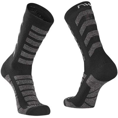 Northwave Husky Ceramic High Sykkelsokker Sort/Grå Northwave Husky Ceramic High Sykkelsokker Sort/Grå