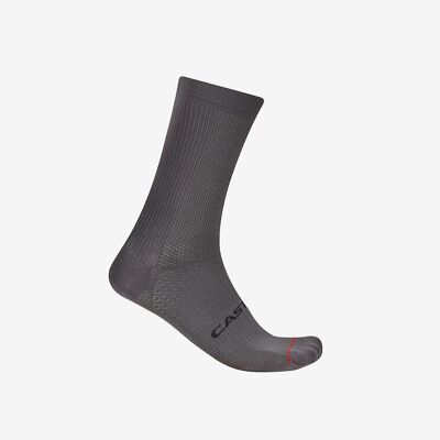 Castelli Premio Evo 18 sykkelsokker smoky gray Castelli Premio Evo 18 sykkelsokker smoky gray