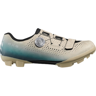 Shimano RX600 gravel sykkelsko beige/blå Shimano RX600 gravel sykkelsko beige/blå