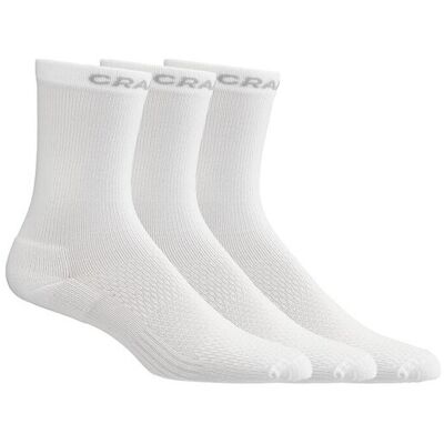 Craft Active High sykkelsokker 3-pakning hvit Craft Active High sykkelsokker 3-pakning hvit