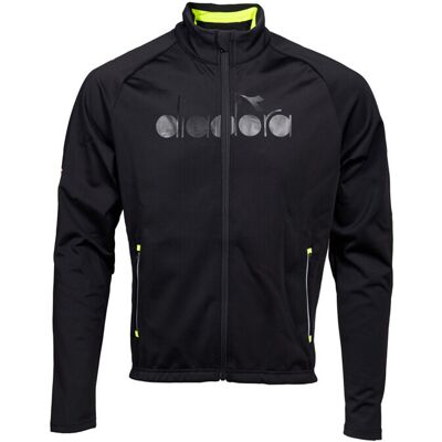Diadora Firenze sykkeltrøye langermet svart/neon unisex Diadora Firenze sykkeltrøye langermet svart/neon unisex