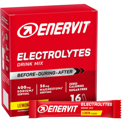 Enervit Sport Elektrolytter sitron 16 x 4 grams poser Enervit Sport Elektrolytter sitron 16 x 4 grams poser