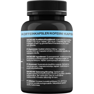 Purepower Koffein Kapsler - Energiboost, 90 stk Purepower Koffein Kapsler - Energiboost, 90 stk