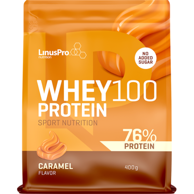 LinusPro Whey100 Karamell 400g LinusPro Whey100 Karamell 400g