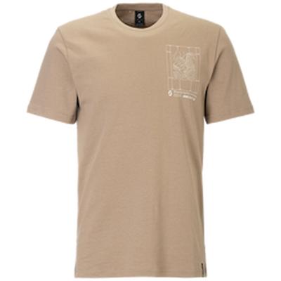 Scott Casual Tee beige herre Scott Casual Tee beige herre