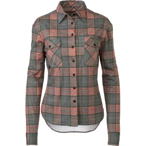 AGU Flannel Skjorte Langermet Grønn/Oransje Til Kvinner AGU Flannel Skjorte Langermet Grønn/Oransje Til Kvinner