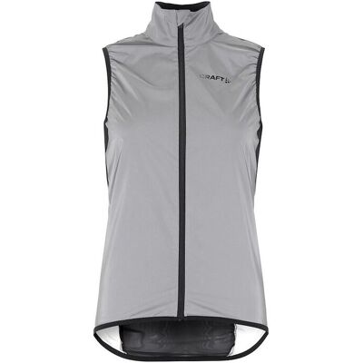 Craft Adv Essence Lumen vindvest sølv refleks dame Craft Adv Essence Lumen vindvest sølv refleks dame