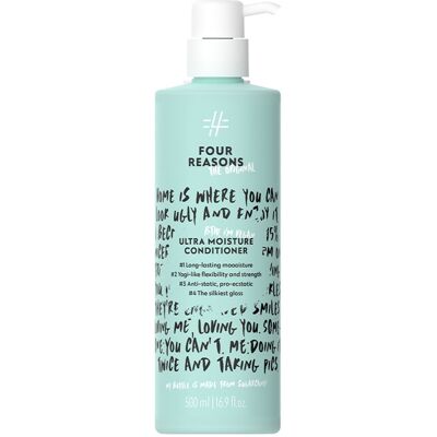 Four Reasons Ultra Moisture Conditioner - Sheasmør & Erteprotein - Skadet Hår - 500ml Four Reasons Ultra Moisture Conditioner - Sheasmør & Erteprotein - Skadet Hår - 500ml