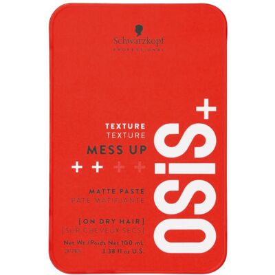 Schwarzkopf Osis+ Mess Up Matte Paste - Hårpasta Schwarzkopf Osis+ Mess Up Matte Paste - Hårpasta