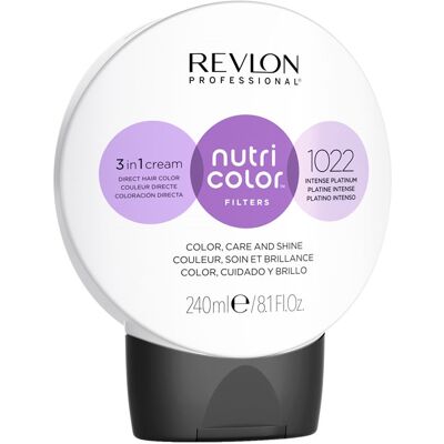 Revlon Nutri Color Filters Intense Platina - Hårfarge maske Revlon Nutri Color Filters Intense Platina - Hårfarge maske