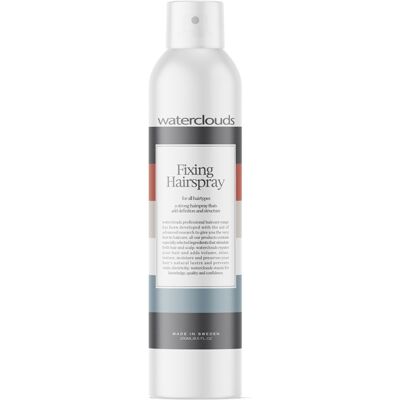 Waterclouds Hairspray - Sterk Hold, Rask tørking, Børstbar finish Waterclouds Hairspray - Sterk Hold, Rask tørking, Børstbar finish
