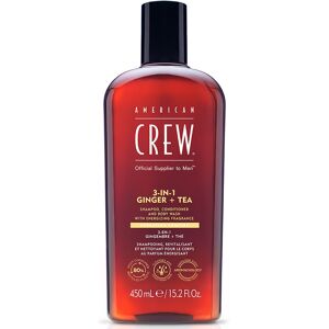American Crew Ingefær + Te 3-i-1 sjampo 450ml - Hår- og kroppsvård American Crew Ingefær + Te 3-i-1 sjampo 450ml - Hår- og kroppsvård