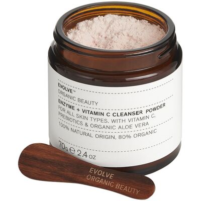 Evolve Organic Beauty Enzyme + Vitamin C Rens og Pulver - 70g Evolve Organic Beauty Enzyme + Vitamin C Rens og Pulver - 70g