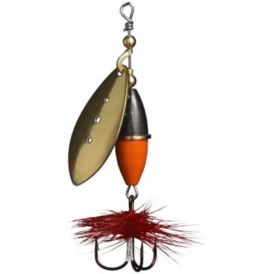 Myran Wipp Spinner 7g Guld/Orange/Svart Myran Wipp Spinner 7g Guld/Orange/Svart