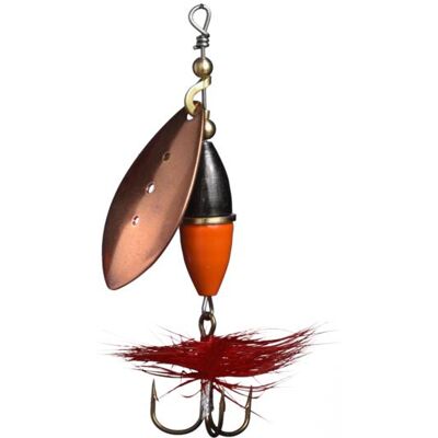 Myran Wipp Spinner 7g Koppar/Orange/Svart Myran Wipp Spinner 7g Koppar/Orange/Svart
