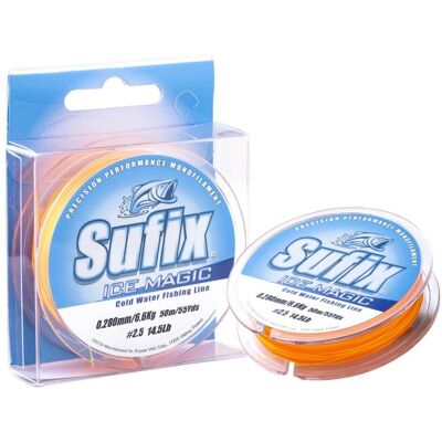 Sufix Ice Magic Neon Yellow/Orange 50m 0,225mm 4,4kg Sufix Ice Magic Neon Yellow/Orange 50m 0,225mm 4,4kg