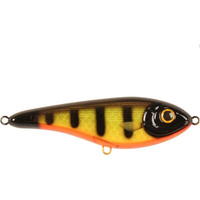 Strike Pro Buster Jerk, Sinking, 15cm, 75g - Black Okoboji Perch Strike Pro Buster Jerk, Sinking, 15cm, 75g - Black Okoboji Perch