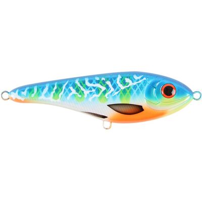 Strike Pro Buster Jerk Jigg - 15cm 75g - Blå ild - Fiskeagn Strike Pro Buster Jerk Jigg - 15cm 75g - Blå ild - Fiskeagn