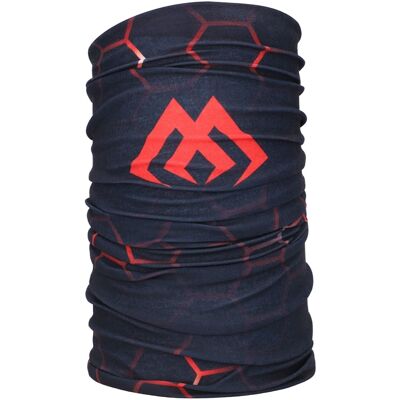 Mikado Neck Warmer 007 - Black/Red Mikado Neck Warmer 007 - Black/Red