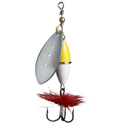 Myran Wipp Spinner 15g Silver/Gul/Vit Myran Wipp Spinner 15g Silver/Gul/Vit
