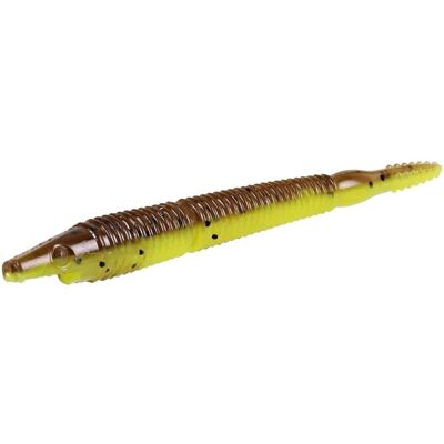 The Pig Pigster Crawler, 10cm, 3,3g - Brown Chartreuse Flake - 4pcs The Pig Pigster Crawler, 10cm, 3,3g - Brown Chartreuse Flake - 4pcs