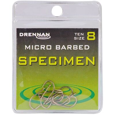 Drennan Specimen Hook 8 10pc Drennan Specimen Hook 8 10pc