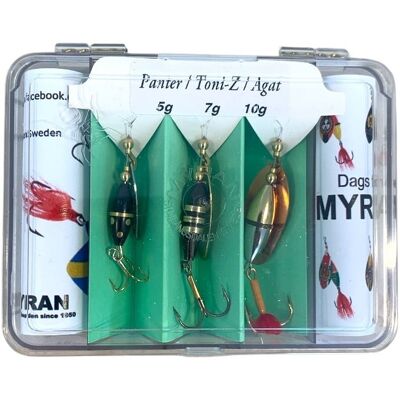 Giftbox Myran - Panter 5g, Toni-Z 7g, Agat 10g Giftbox Myran - Panter 5g, Toni-Z 7g, Agat 10g