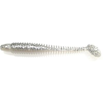 Lunker City Swimmin' Ribster Ice Shad 10,2cm 9-pack Lunker City Swimmin' Ribster Ice Shad 10,2cm 9-pack