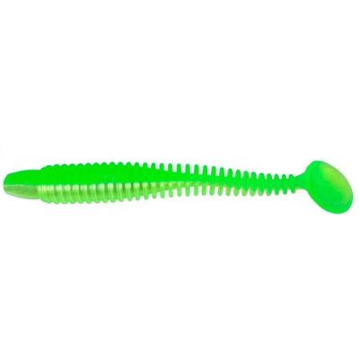 Lunker City Swimmin' Ribster Limetreuse 10,2cm 9-pack Lunker City Swimmin' Ribster Limetreuse 10,2cm 9-pack