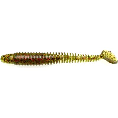 Lunker City Swimmin' Ribster Watermelon Redflake 10,2cm 9-pack Lunker City Swimmin' Ribster Watermelon Redflake 10,2cm 9-pack