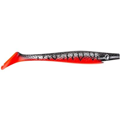 Strike Pro Pig Shad 23cm - Midnight Shiner - Myk agn Strike Pro Pig Shad 23cm - Midnight Shiner - Myk agn