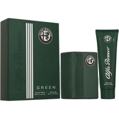 Giftset Alfa Romeo Green Edt 125ml + Shower Gel 90ml Giftset Alfa Romeo Green Edt 125ml + Shower Gel 90ml